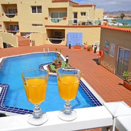 Ferienwohnung Playa 2 - Pool - Meerblick - 50M Strand - Wifi Costa Calma Esterno foto